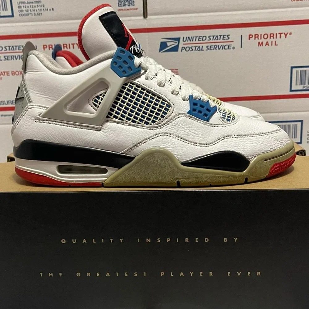 Nike Air Jordan 4 Retro SE “What the” 2019 Sneaker shoes hype streetwear retro